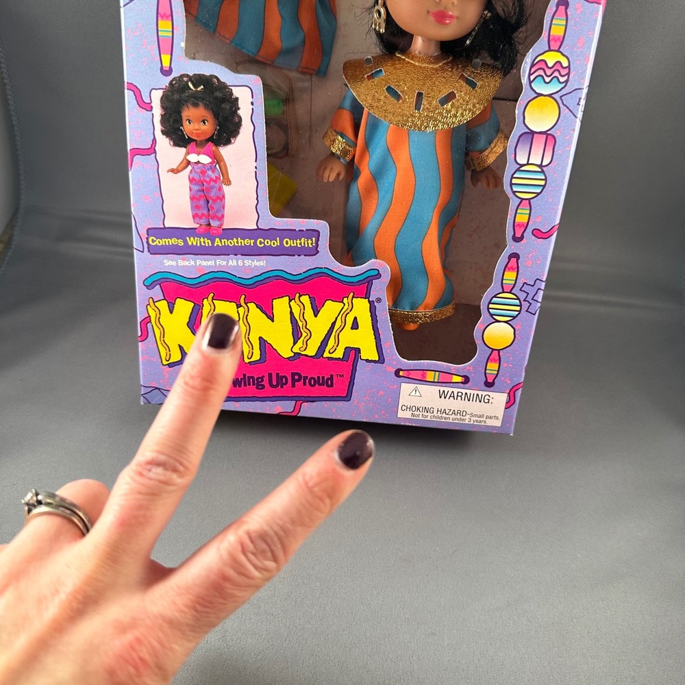 Vintage Tyco Kenya's Cousins‎ Little African Princess Doll NEW 1994 - Picture 7 of 7